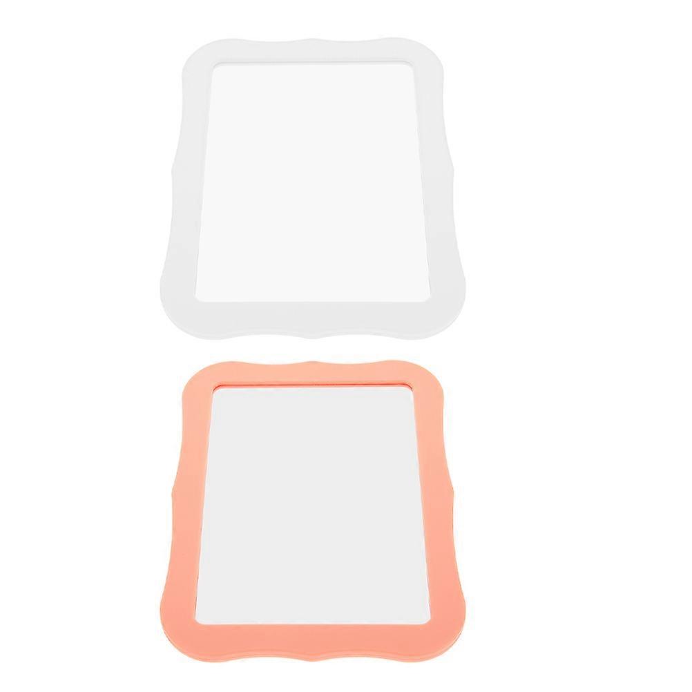 Rectangular Magnetic Makeup Mirror 5X7 Inches Reflection Essential For School Bathroom Home Toolbox Situations 4Pcs
