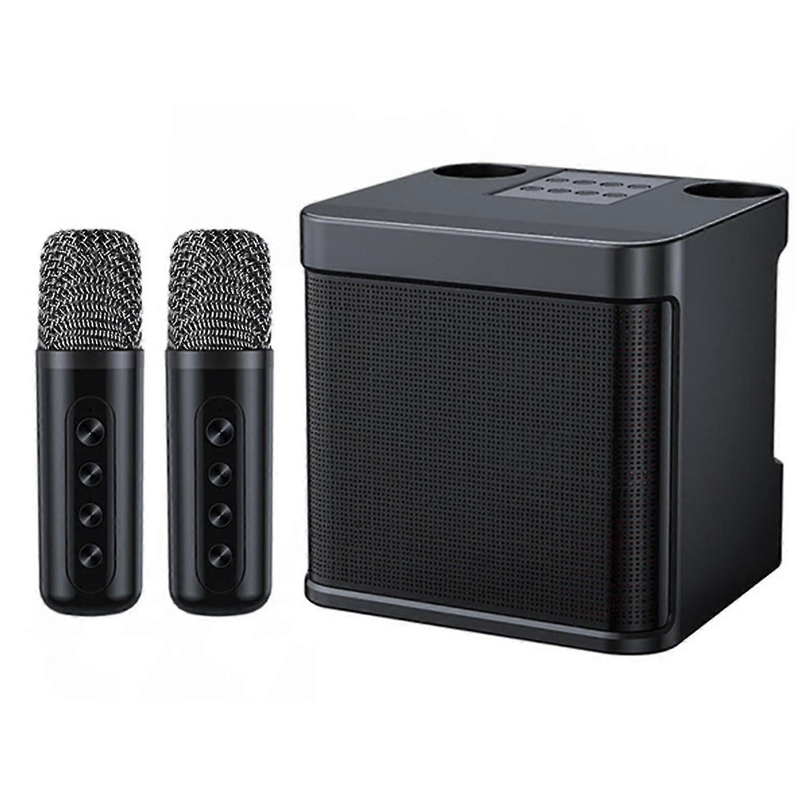 Bluetooth-compatible Audios Wireless Microphone Set Handheld Portable Home Ktv Audios For Friend Party