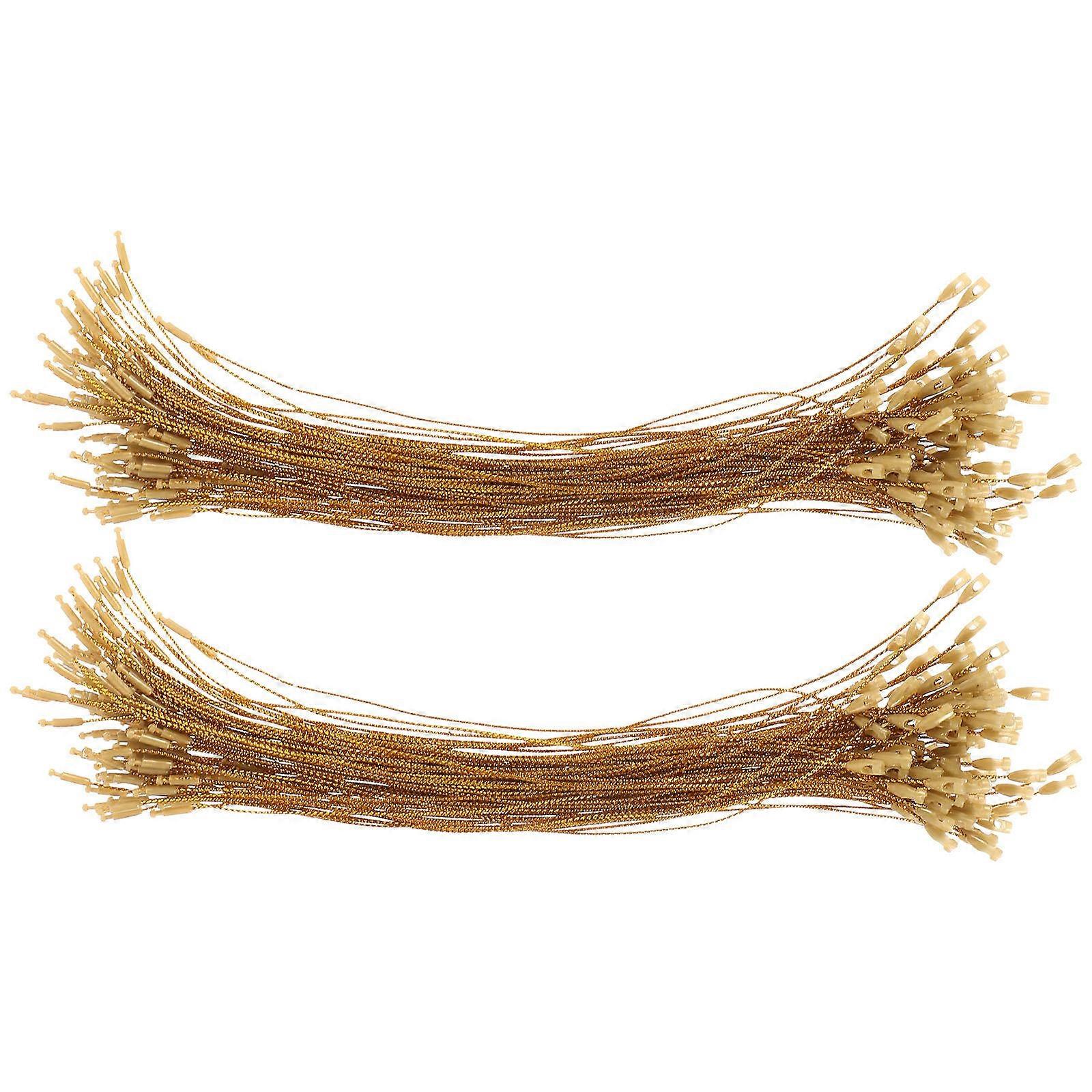 Hanging Decoration Ropes 600 Pcs Polyester Hooks For Christmas Jewelry Pendants With Tag Attachment Function