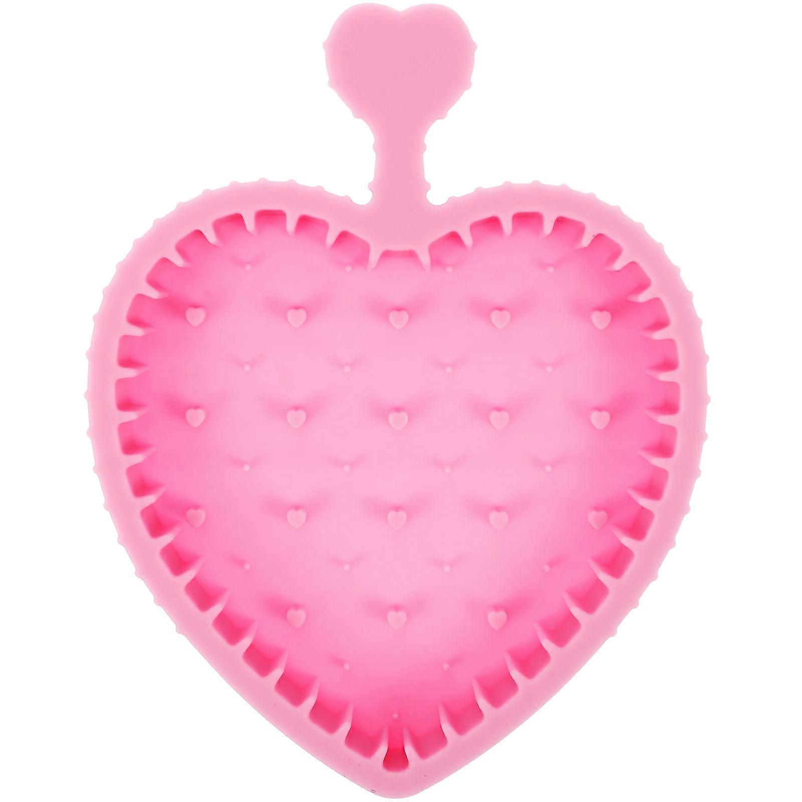 Makeup Brush Scrubber Pad Daily Use Rectangular Shape 4.7×3.5×0.6in 1Pack