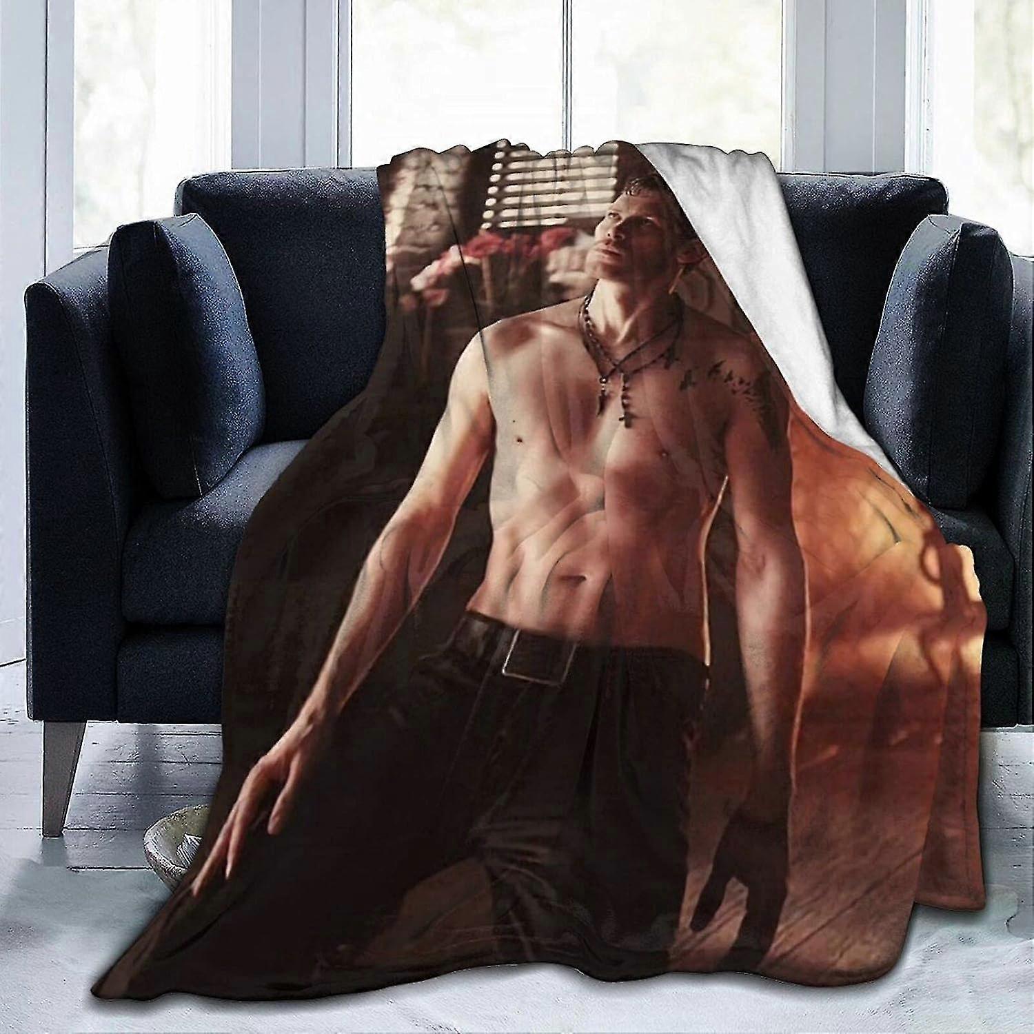 Couverture polaire Klaus Mikaelson, légère, super douce et confortable, en microfibre, ABD29292 2025