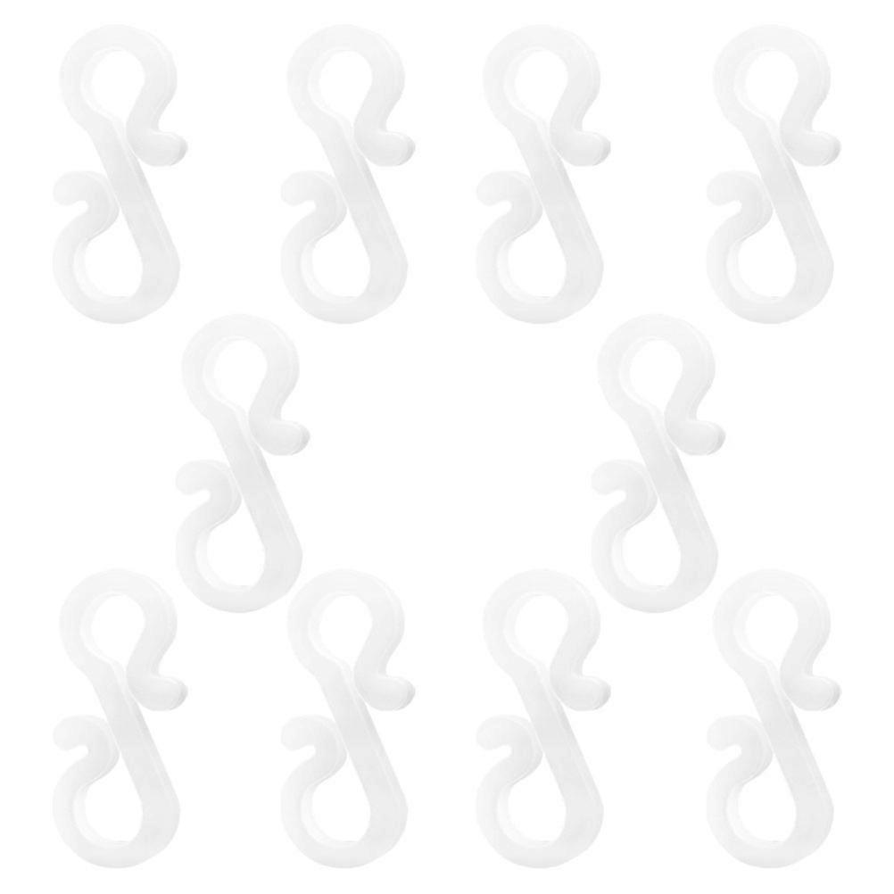 Christmas Tree Accessories Decorative Hooks for 150Pcs White Hanging Decor