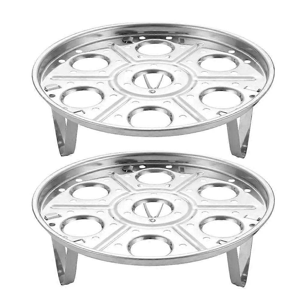 Support à œufs en acier inoxydable pour la cuisson à la vapeur, 2 pièces