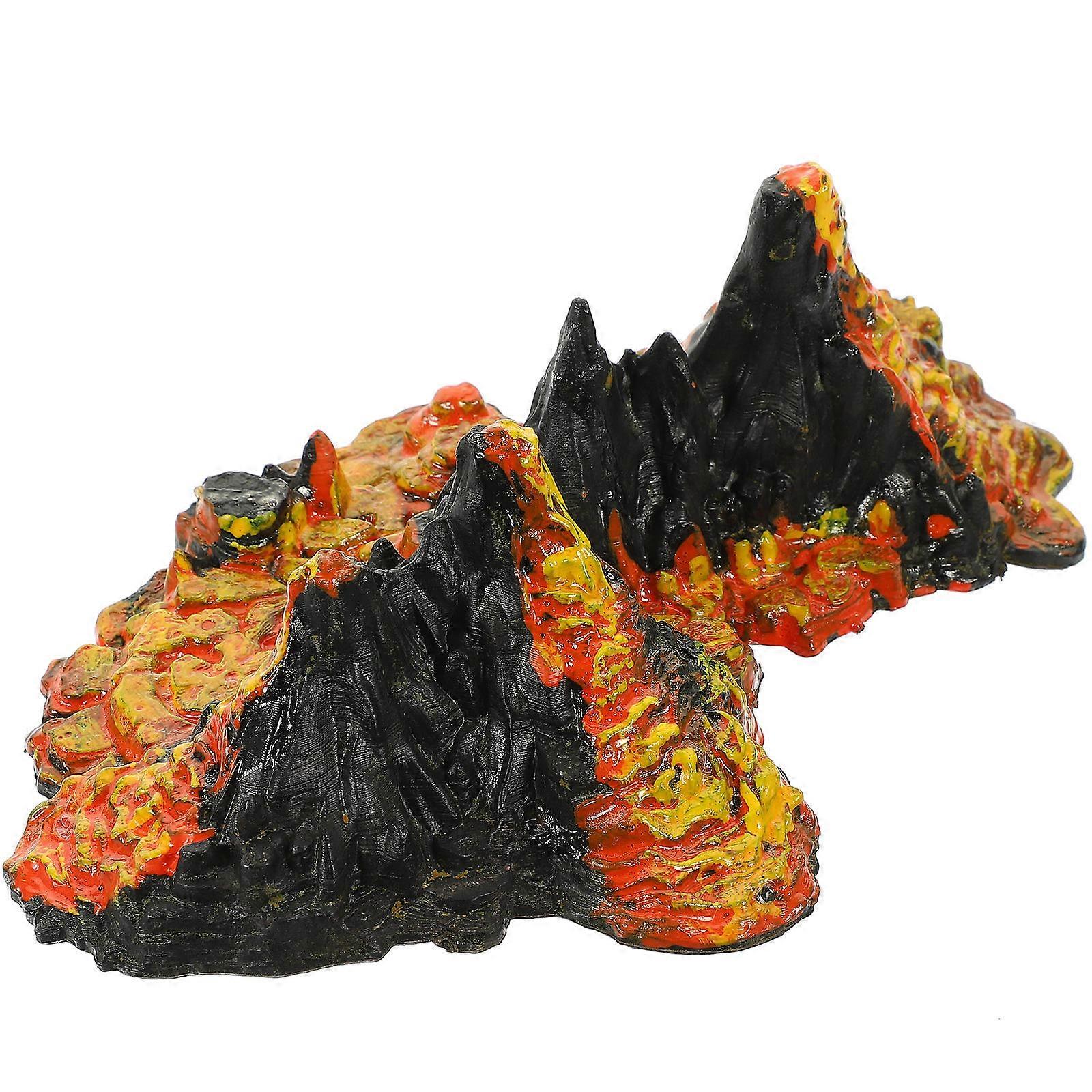 Simulation Volcano Models for Decor Volcano Ornaments 4Pcs Set