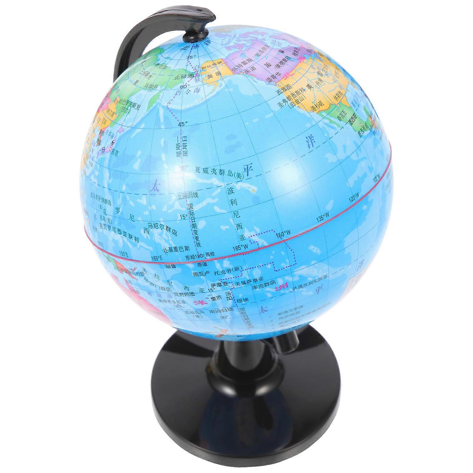 Educational 4Pcs Desktop Globe Adornment For Children Geography Teaching Tool With 360 Degree Rotation And Design