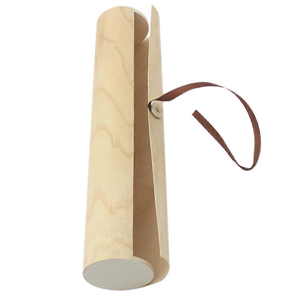 Wooden Tea Storage Box for Tea Organizer 3Pcs Beige Packaging Box