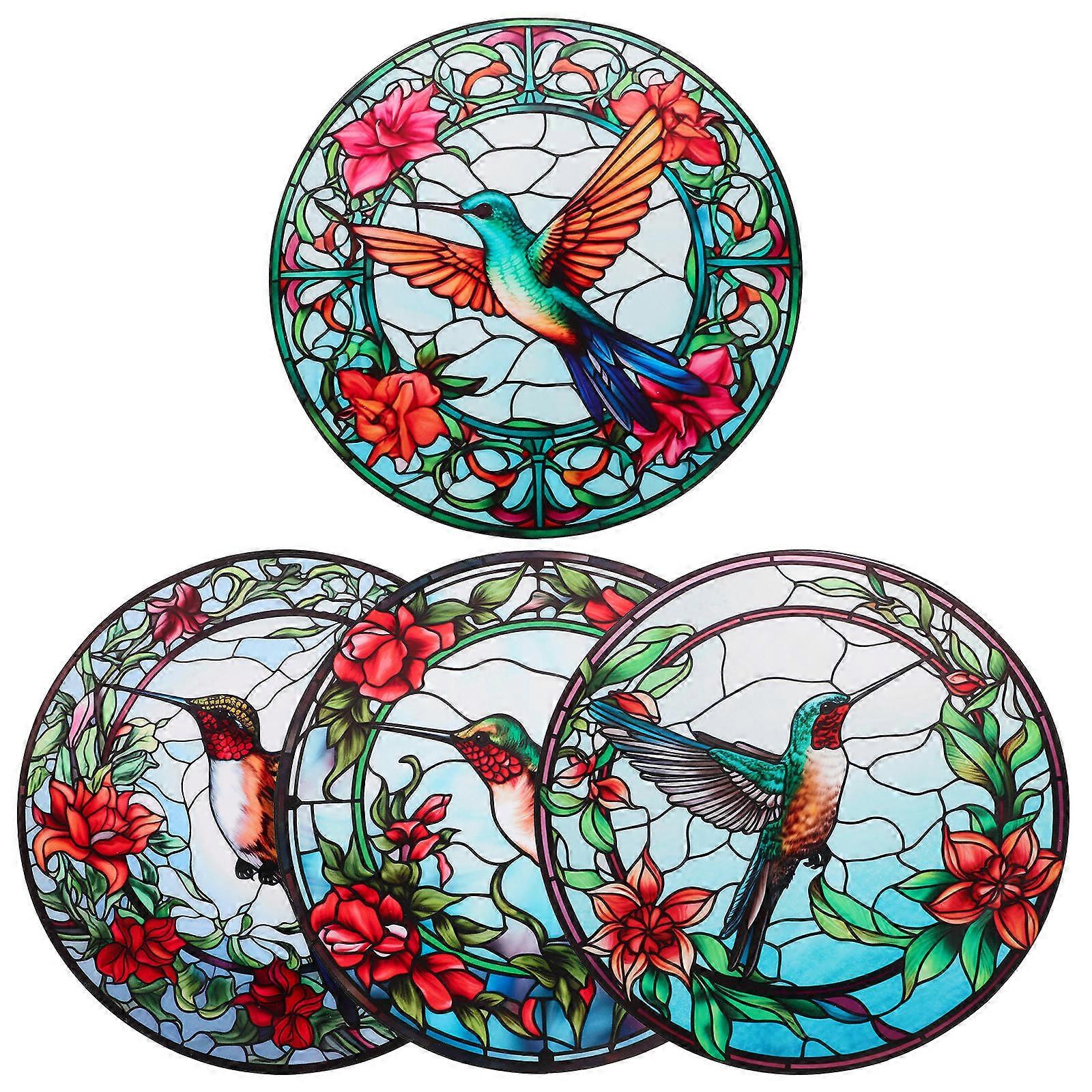 PVC Anti-Collision Window Cling Decorative Sticker for 16 Sheets Use