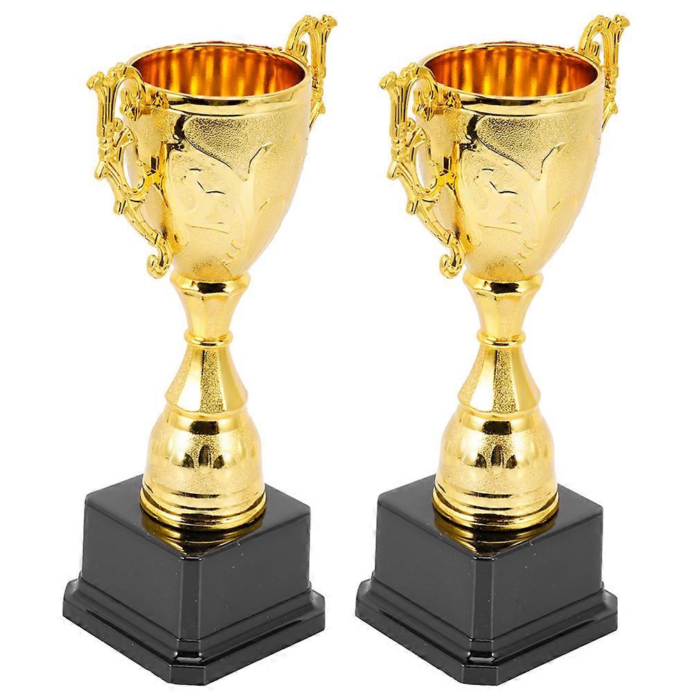 6 Pcs Celebration Trophy Cup For Students In Competition Events Featuring Durable Plastic Material