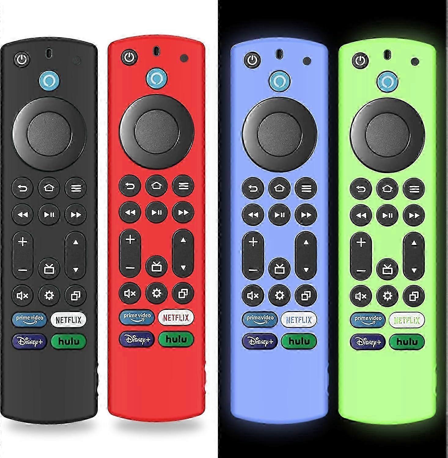 2025 Newest 4-pack Silicone Remote Control Protective Case for Firestick 4K Max