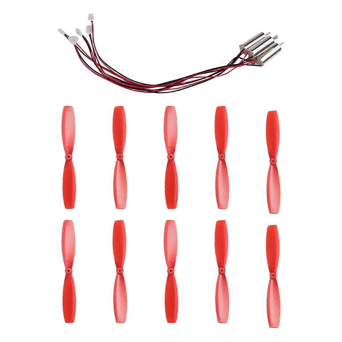 5pcs DIY DC 3.7V 716 Hollow Cup High-Speed Motor with 5pcs 55MM Propeller Cw CCW for DIY Micro-FPV Q