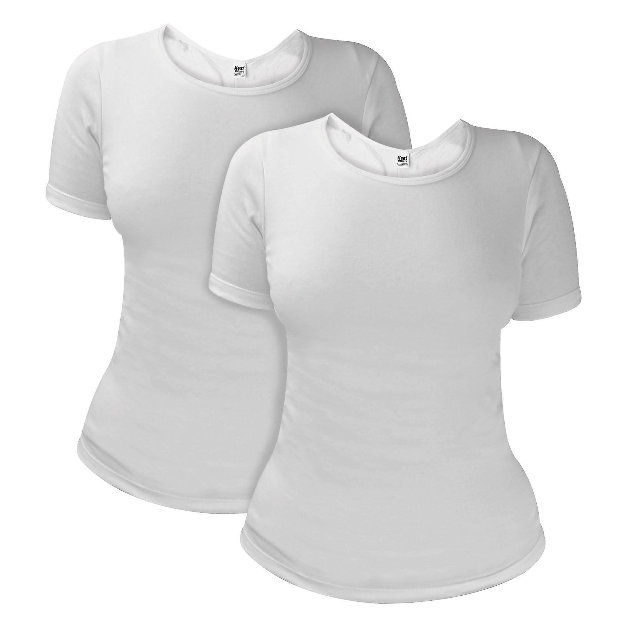 Heat Holders - 2 Pack Ladies Short Sleeve Thermal Top for Winter