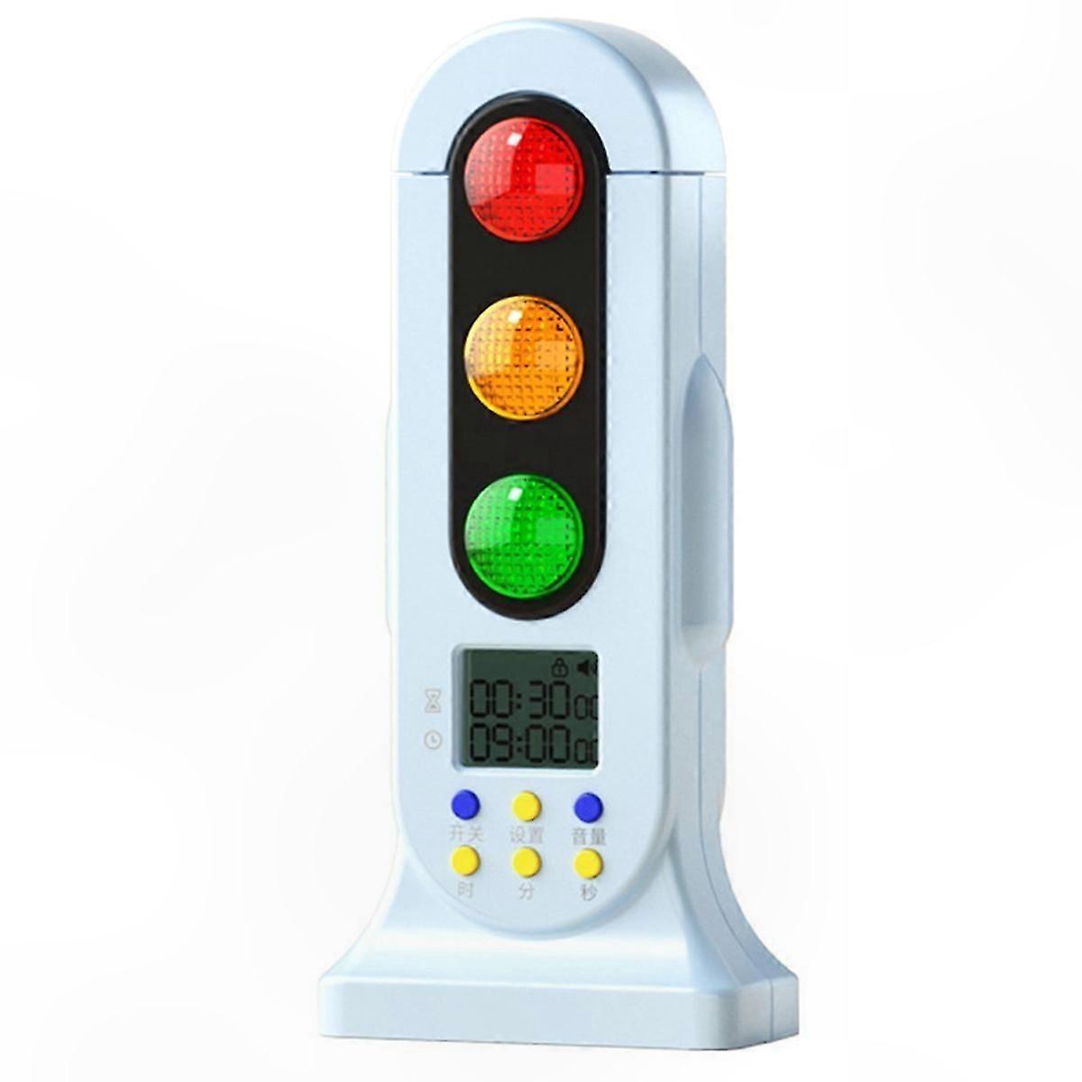 Visual Timer with LCD Display for Kids Classroom Kitchen Game Countdown Timer Smart Traffic Light Audio Digital Timer