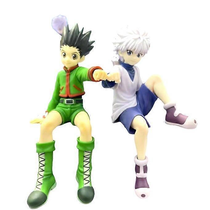 2pc 13cm Hunter x Hunter Gon Freecss Anime Figure Zoldyck Action Figure Figurine Model