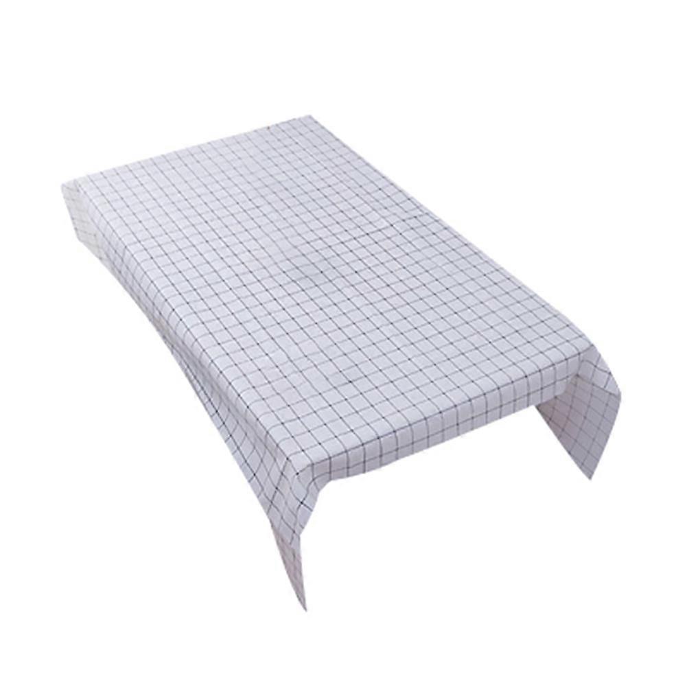 HEVIRGO Plaid Pattern Kitchen Table Cover Waterproof Heat Resistant Tablecloth Decor Flannel