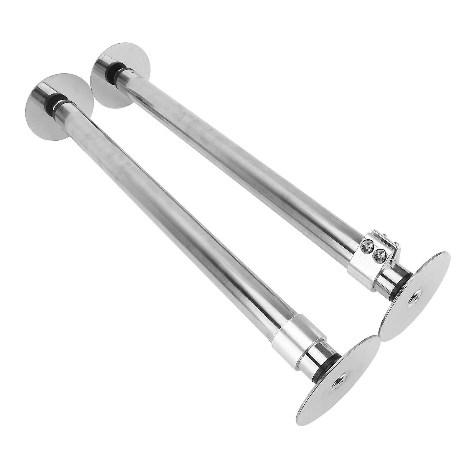 2PCS Adjustable Undermount Sink Brackets 45-78cm Stainless Steel