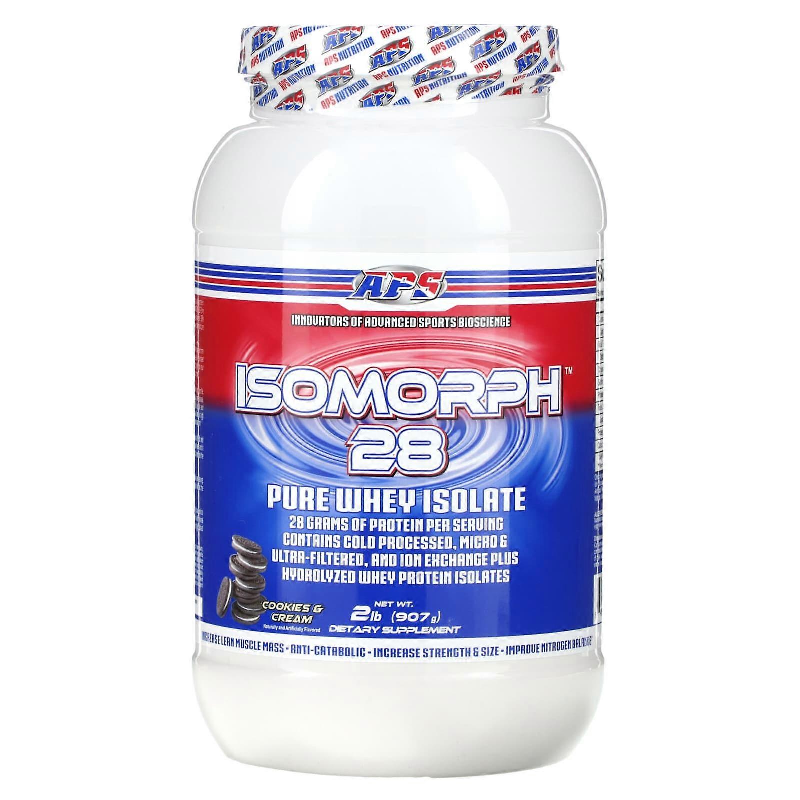 Isomorph 28, Pure Whey Isolate, Cookies & Cream, 2 lb (907 g)