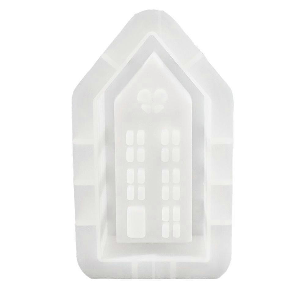House Candle Holder Silicone Mold M