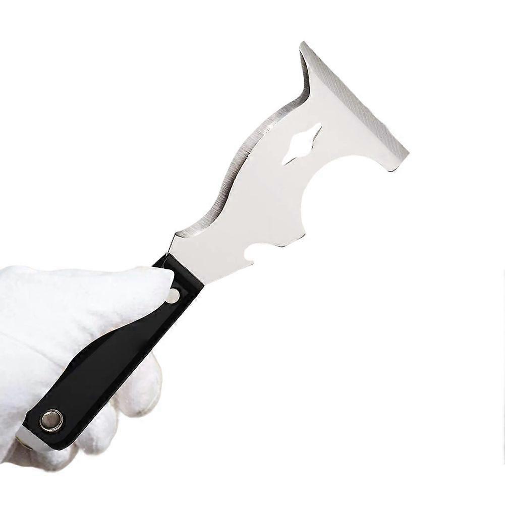 Paint Scraper Tool for Wood 10-in-1 Wall Scraper Ergonomic Portable Putty Tool for Removing Adhesiv
