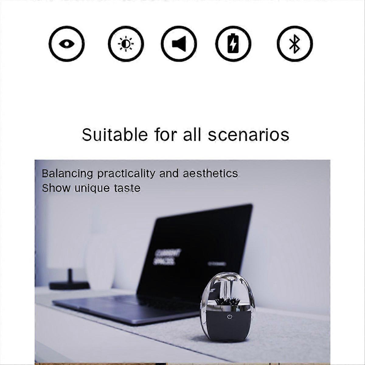 Magnetic Fluid Speaker Bluetooth 5.0 with Music Rhythm Visuals