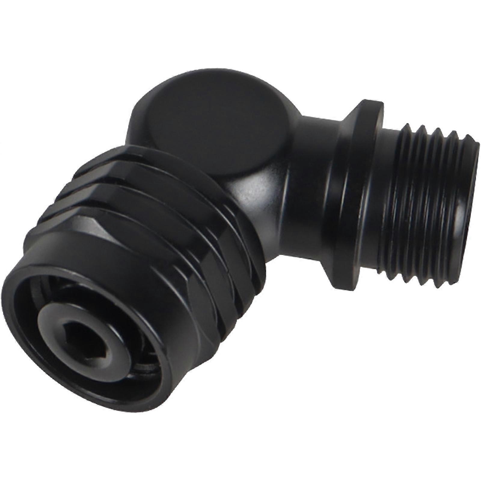 Professional Diving Swivels Adapter 110 Degree Rotations Angles Ergonomic Hydrodynamic Shape Universals Gear  Black