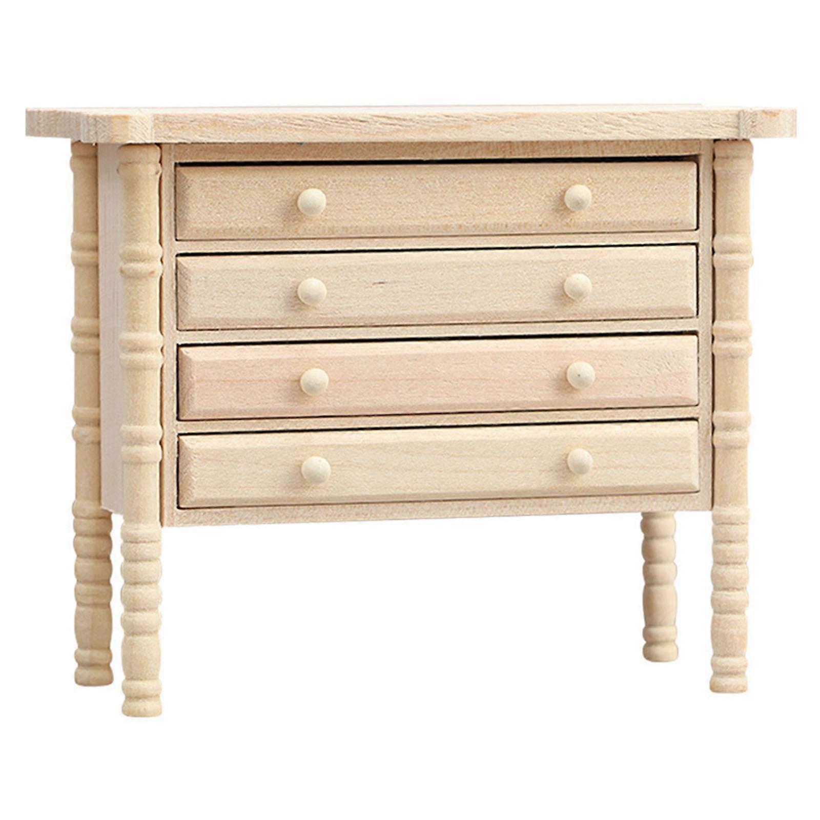 Miniature Dollhouses Display Shelf Accessory 1/12 Scale, Realistic Zakka Wood Display Shelf Dollhouses Miniature Multicolor