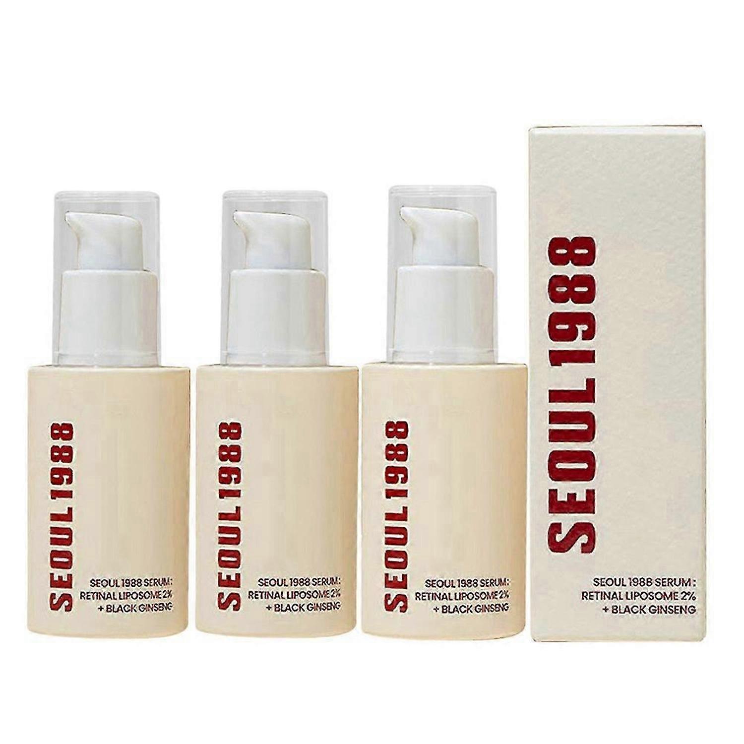 1-3X Anti-Aging Retinal Serum for Deep Wrinkles Fine Lines Korean Ginseng Essence for Firming Skin for All Skin Types