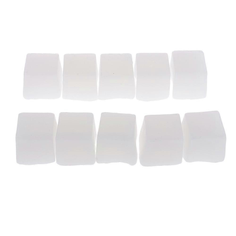 10pcs cube paraffin wax block for diy candle making supplies white