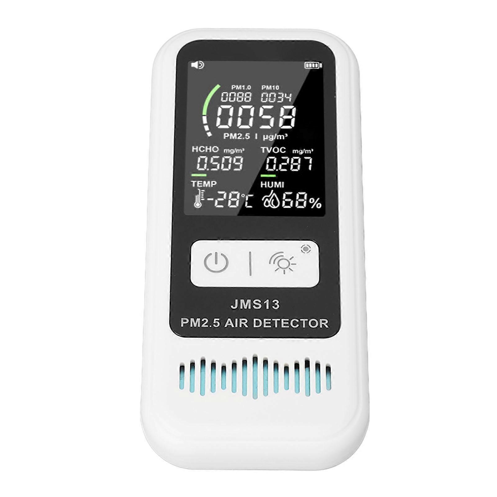 Air Quality Monitor Pm2.5 10 1.0 Detector LCD Display Temperature Tester Meter for Home Room