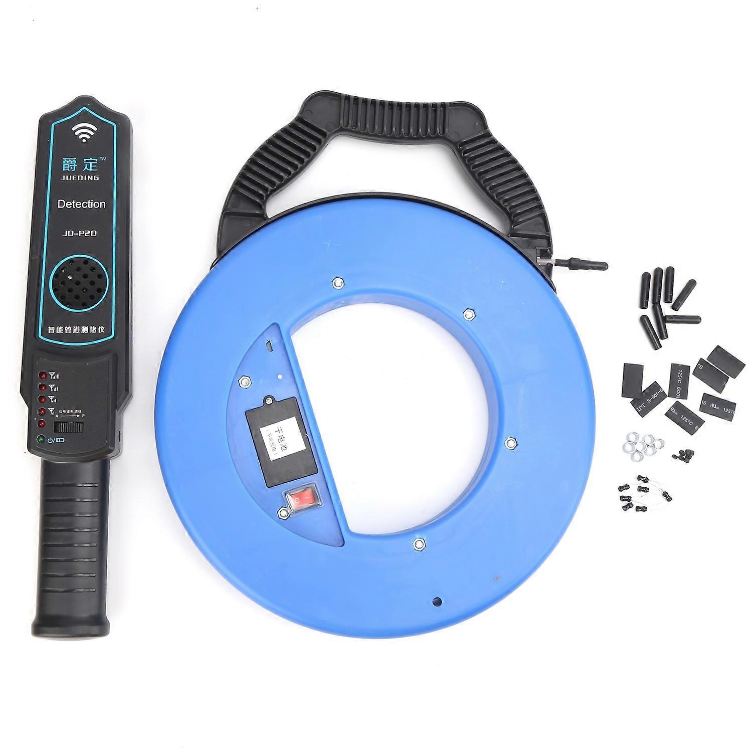 Line Blockage Detector Home Pipe Pipeline Portable Plugging Clogging Tester Detecting Tool(40 mètres