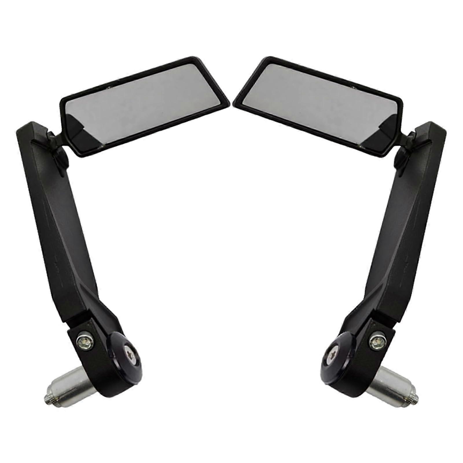 Adjustable Motorcycle Rearview Reflection 360Degree Rotatable Aluminum Mirror Pair For Universal Fit