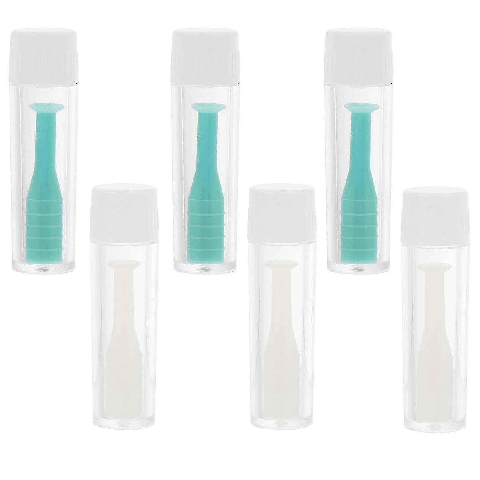 6Pcs Contact Lens Remover Lenses Suction Stick Lens Inserter Remover Suction Sticks with Bottle Contact Lenses Removing and Insertion