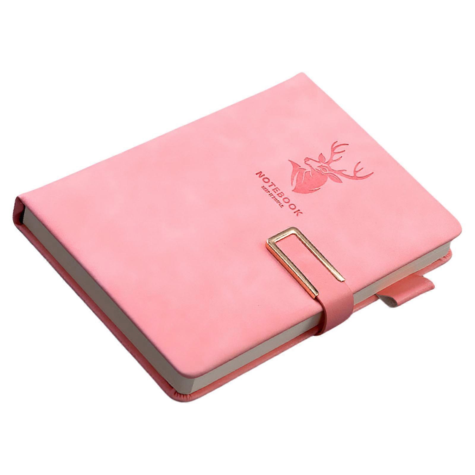 Stationery Notebooks Business Notebook Meeting Notebook Journal Notebook Daily Notepads Thick Writing Notebook   pink