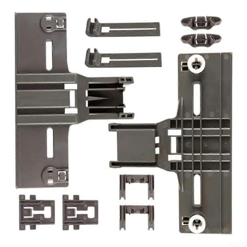 Dishwasher Rack Adjuster Kit Replacement Parts Clips and Adjusters Compatible with Various Dishwasher Models
