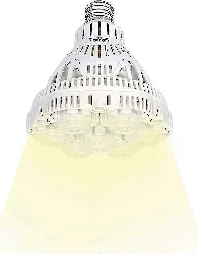 جديد كامل الطيف أدى تنمو ضوء 36 واط دورة كاملة E27 تنمو الضوء ، 2000lm ضوء النهار الأبيض ، مصباح النبات لحديقة الدفيئة ، نبات حوض السمك