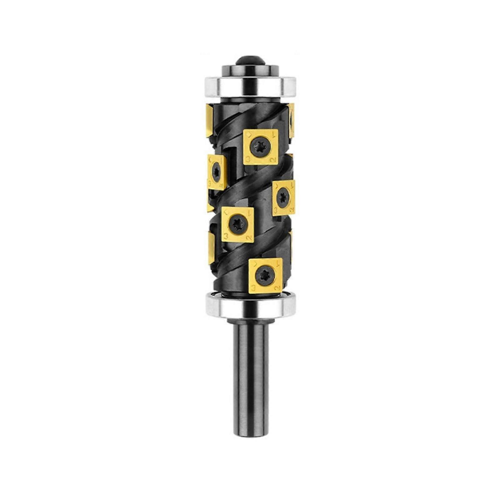 Upper Lower Bearing Precisions Spirals Router Bit Disposable For High Accuracy Woodworking Wood Milling & Edges Trimming Multicolor