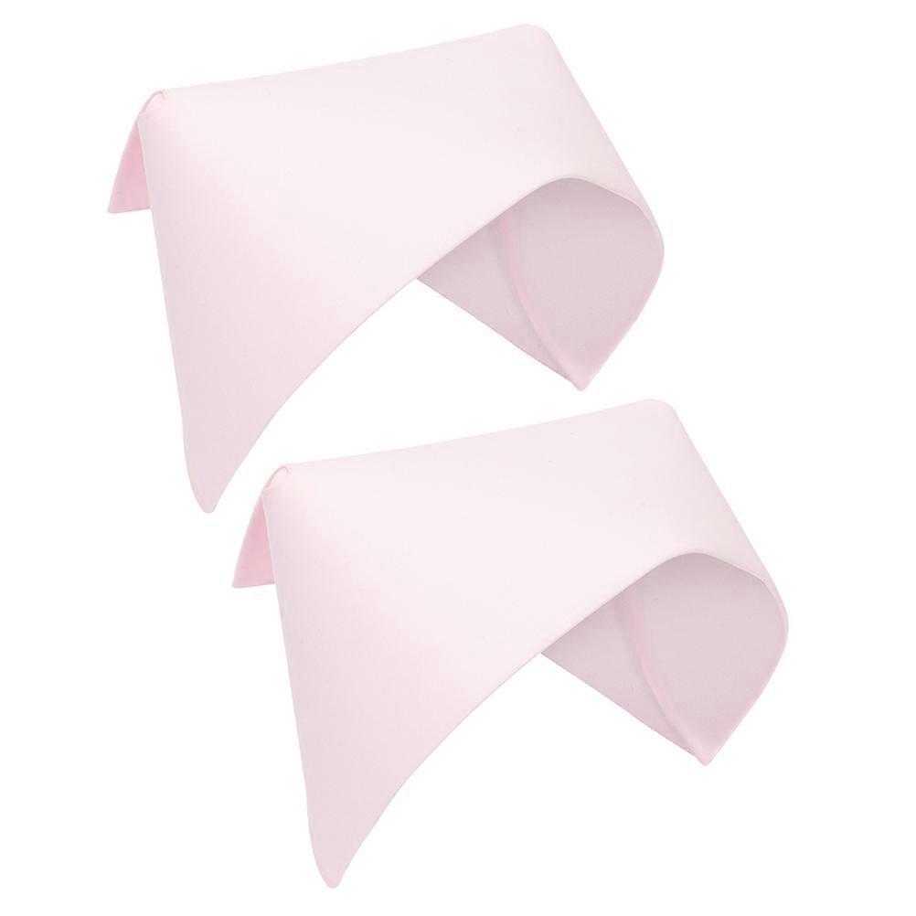 Pink Nurse Hat Cotton Fabric Cap Suitable for Nursing Staff 2Pcs