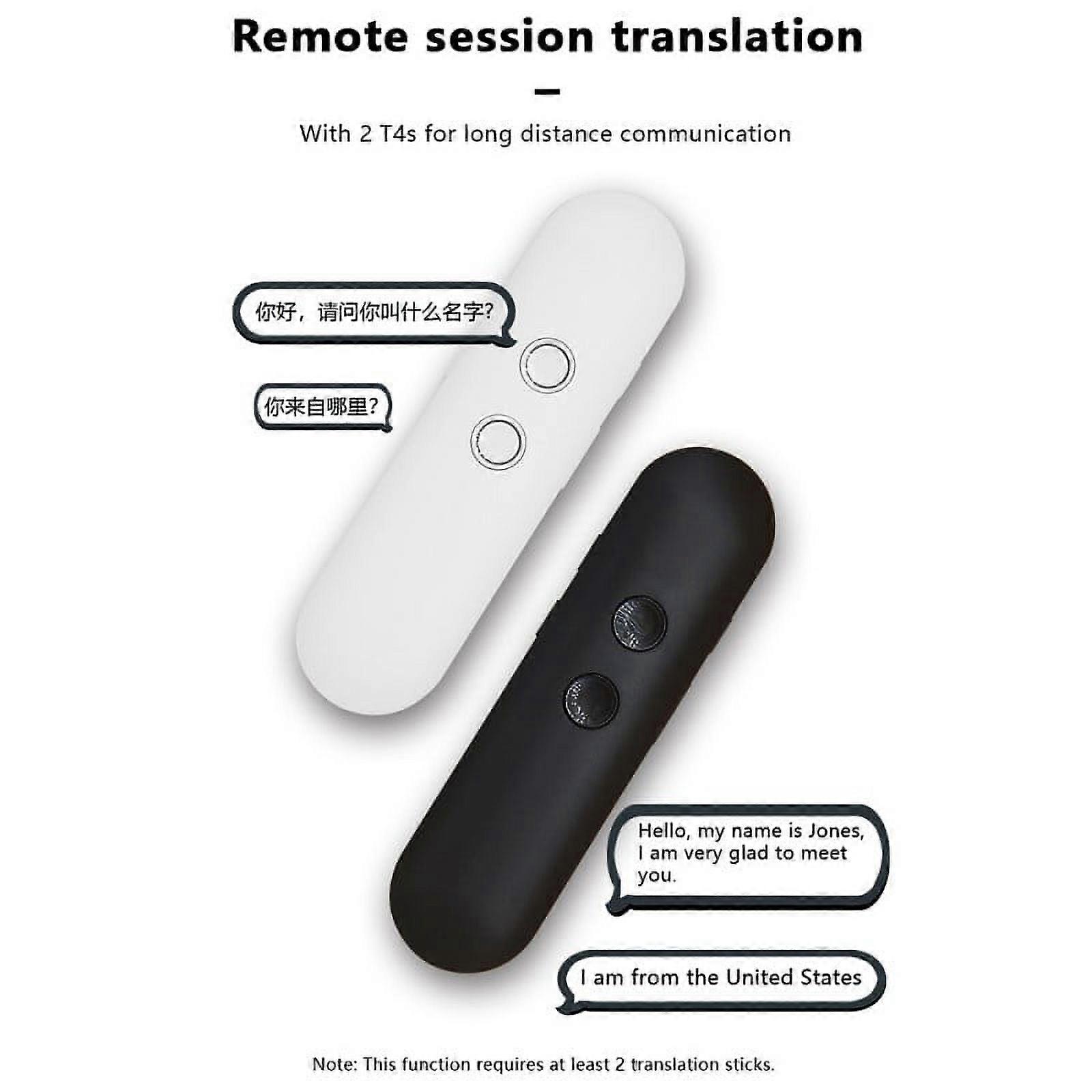 Portable Voice Translator, Bluetooth 5.0, 42 Languages, Real-time Speech/Text Translation, Multilingual Pocket Interpreter