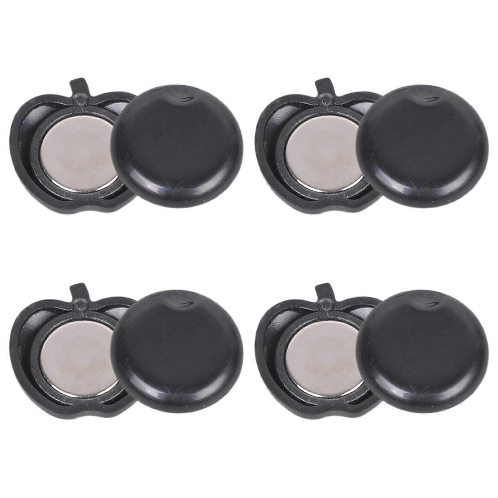 Running Race Clip Set of 4 Pair Magnetic Clasp Reliable Number Holder without Sew Fastening For Intense Workouts Multicolor