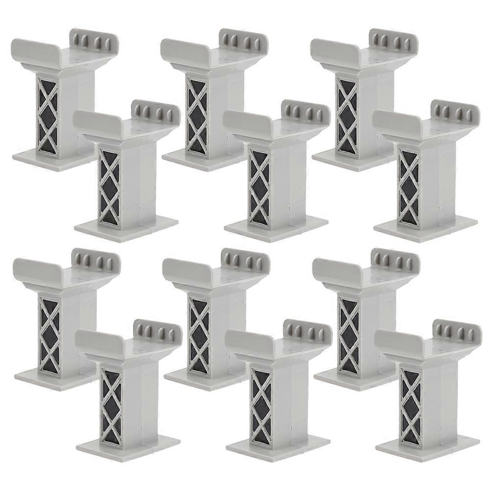 Fire Train Track Accessories Elevated Track Support for Multi-Level Use 12Pcs