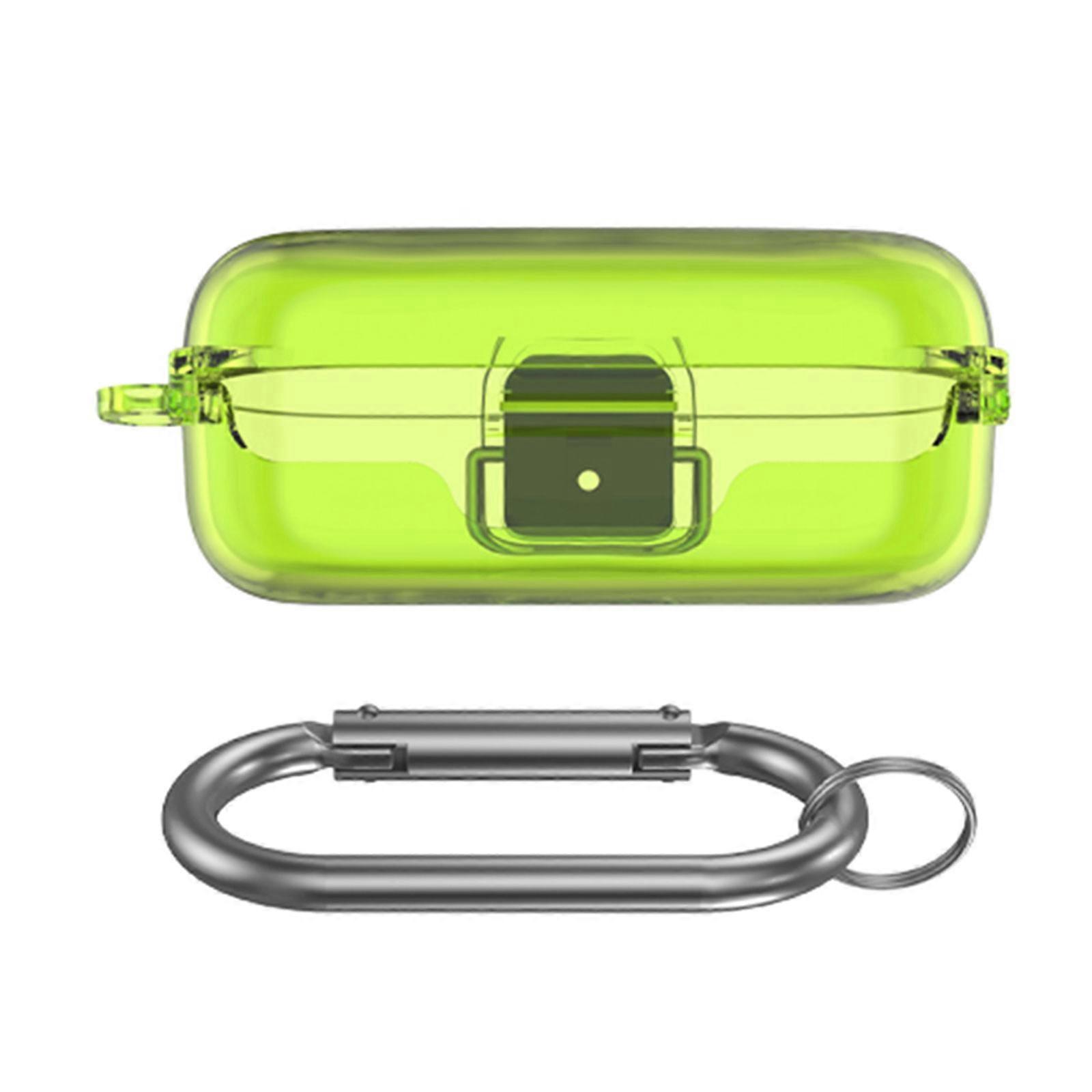 Earbud Case Shockproof Housing Skin-friendly Guarding Washable Shell Nonslip Keep Safe From Accidental Drop for WF-C510  Transparent yellow