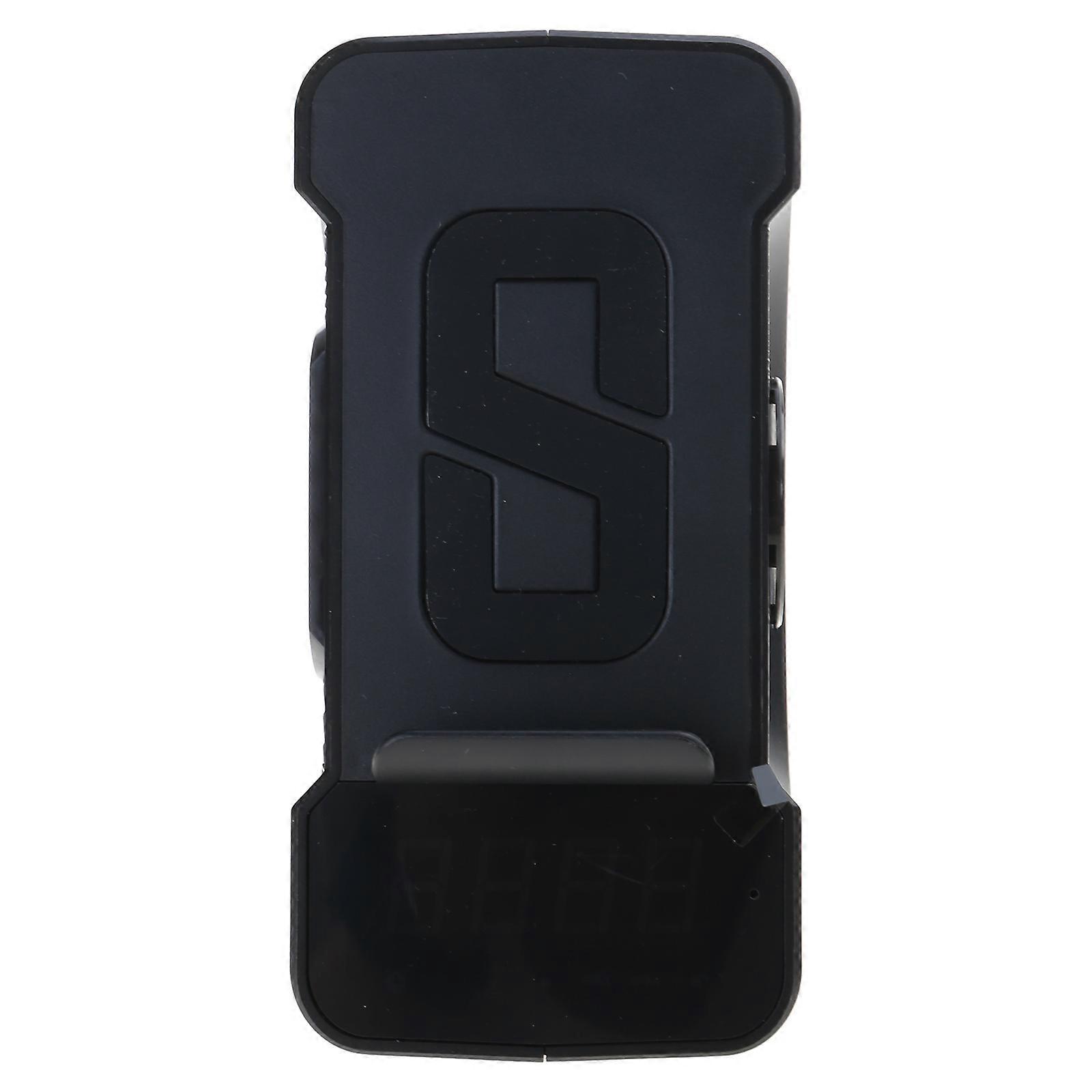 Alarm Clock Speaker 5 Modes to Choose for Smart Led Display Night Light 5.0 Blue-tooth Charging Alarm Clock for Home  Black