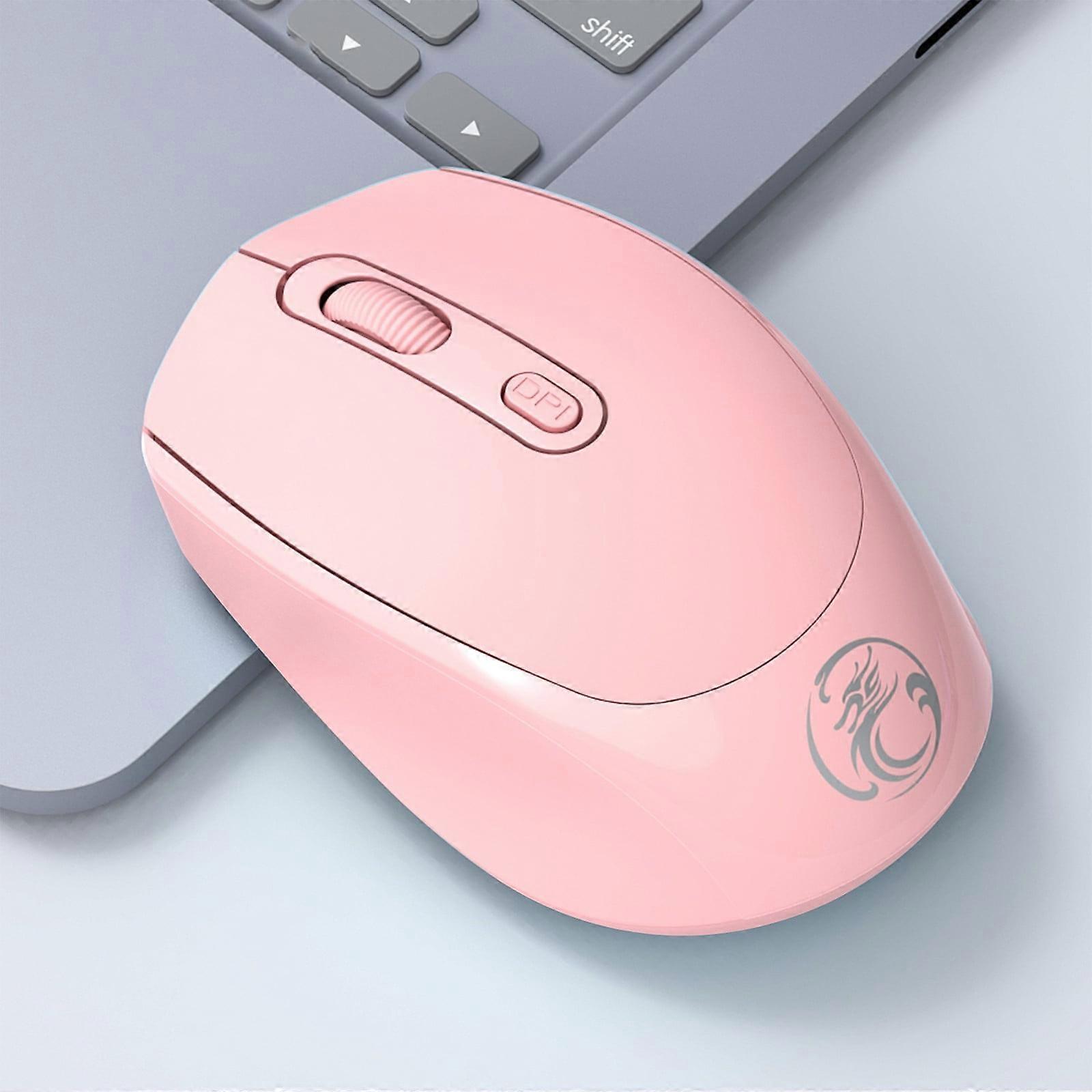 Bluetooth Mouse（Bluetooth 5.1+USB）2.4G Noiseless Wireless Mouse with USB Receiver Portable Computer Mice for PC Tablet Desktop Computer Laptop