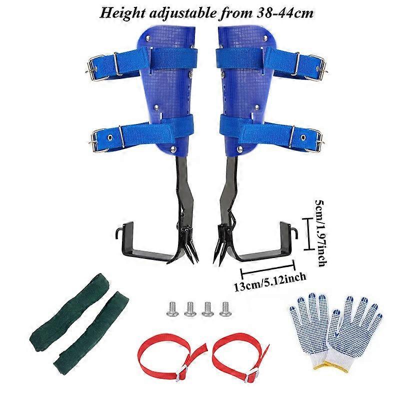 1 Set Tree Climber Adjustable Erect Climbing Iron Shoes Secure Climbing Trees Picking Equipment Portable Logging Hunting Tool