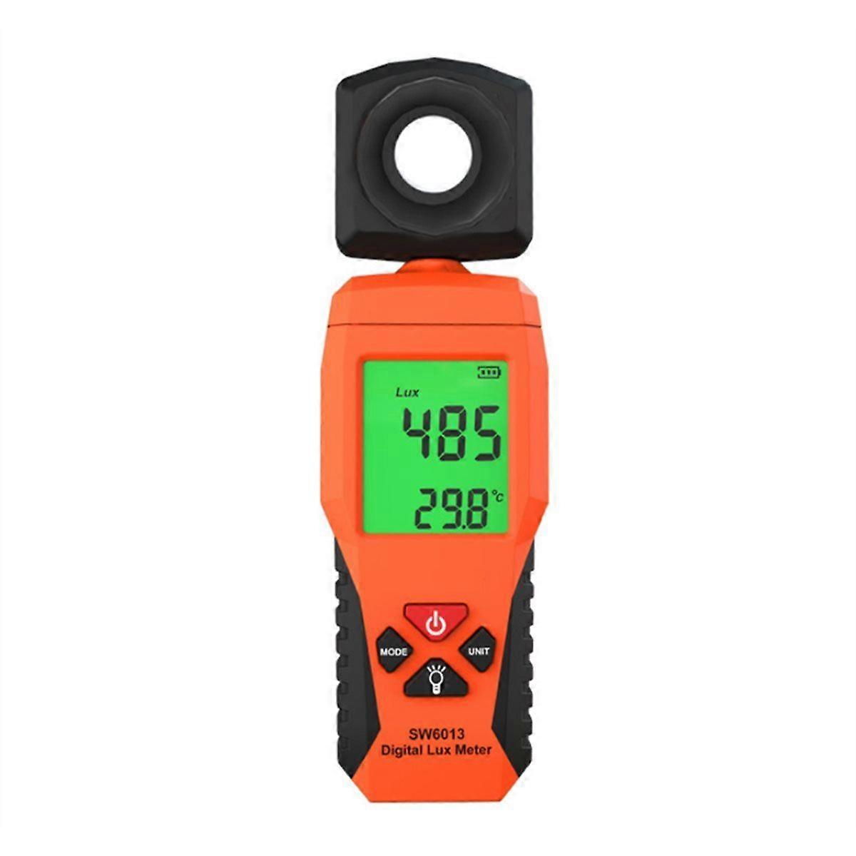 Lux Meter Digital Illuminometer 0-200,000lux LCD Pocket Light Meter Lux/FC Measure Tester Sensor Pho