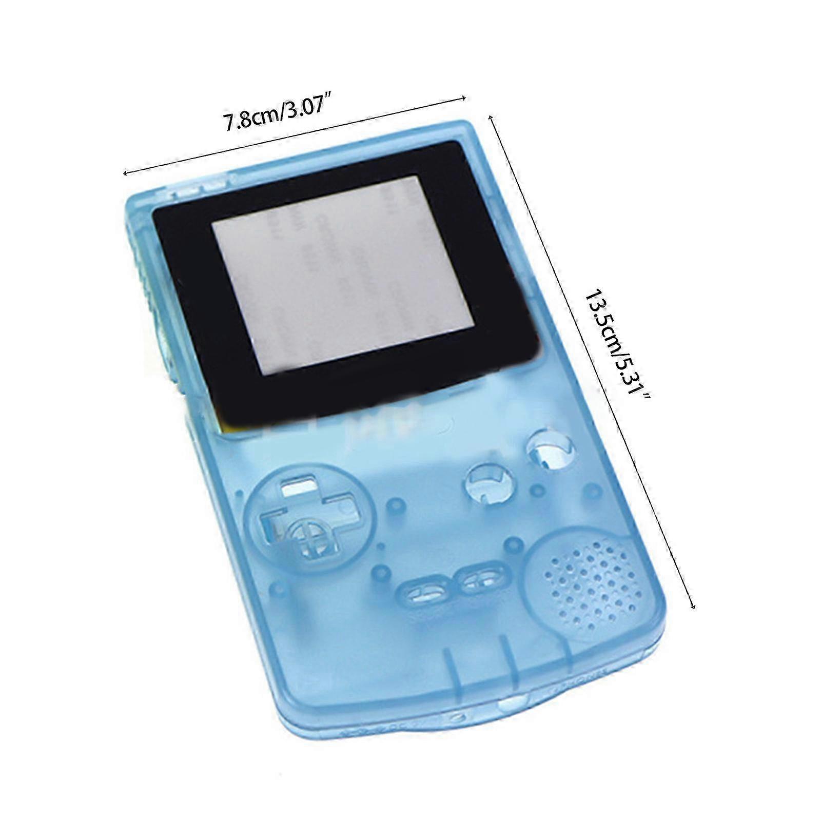 Plastic Luminous Game for Shell Housing for Case Cover for GBC Game Console for Shell Backlight with Buttons Kits Access Yellow