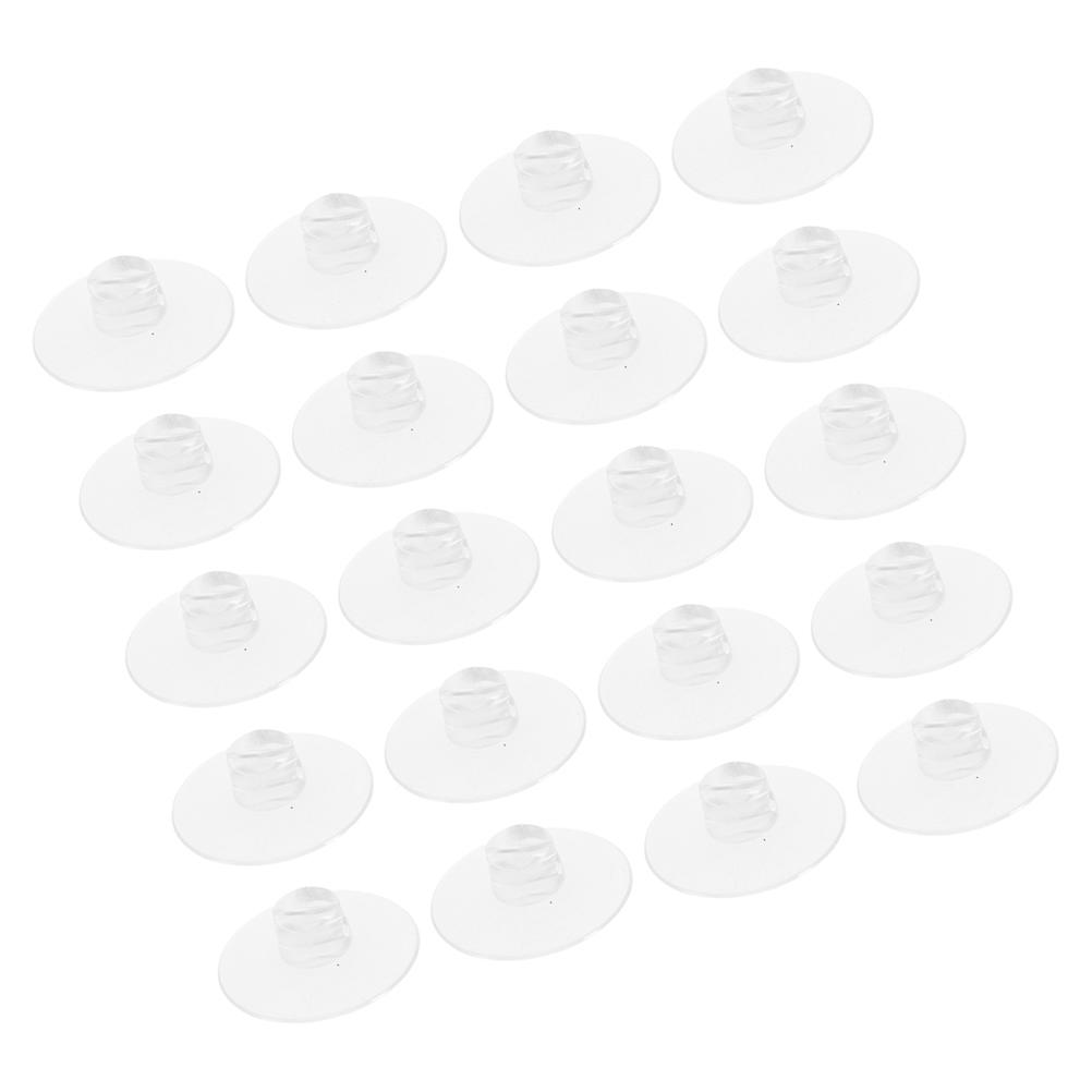 Suction Holder Clips Cable Suction for Wire Organization Transparent 20Pcs