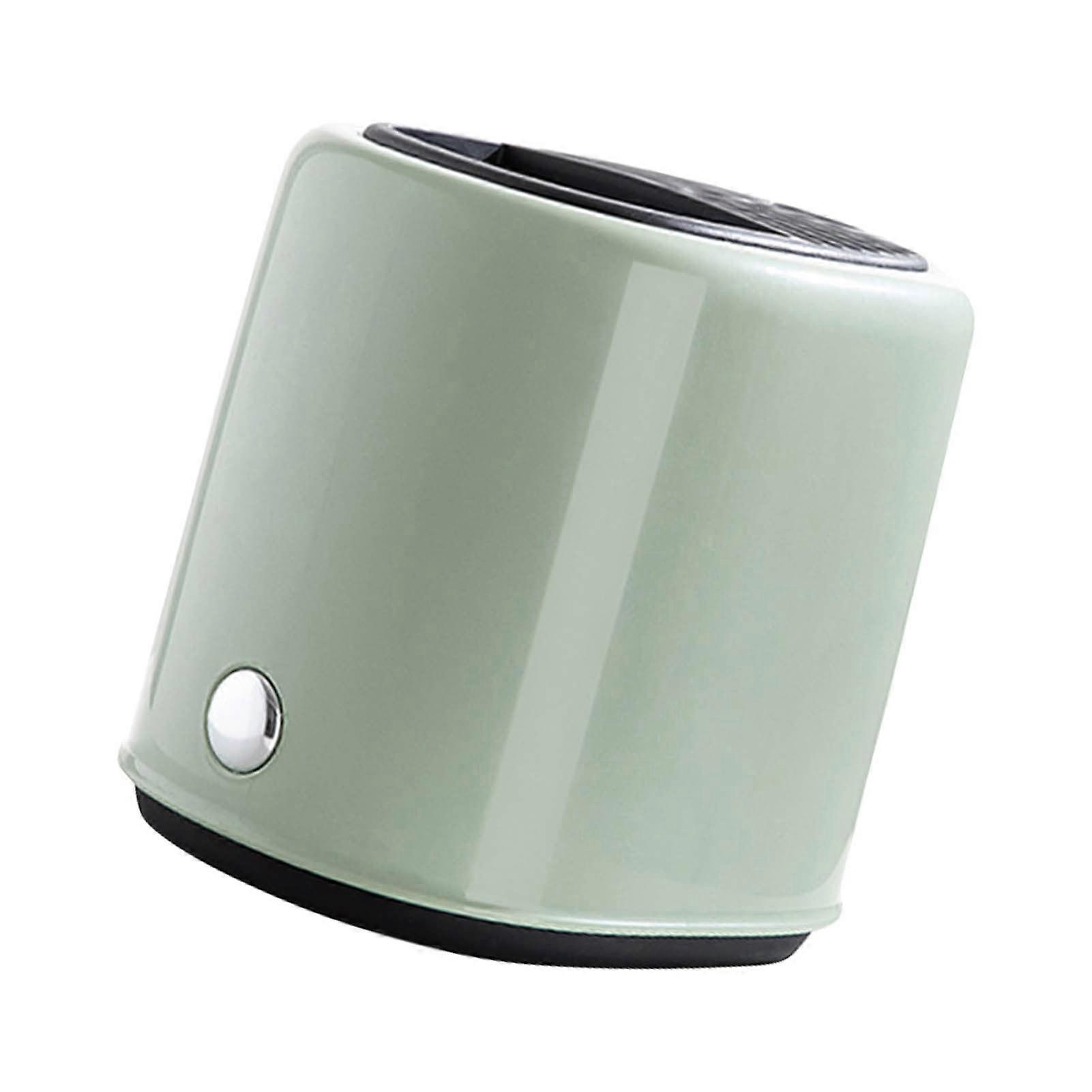 Knife Block Utensil Holder with Drainage, Large Capacity Retro Kitchen Counter Organizer Green