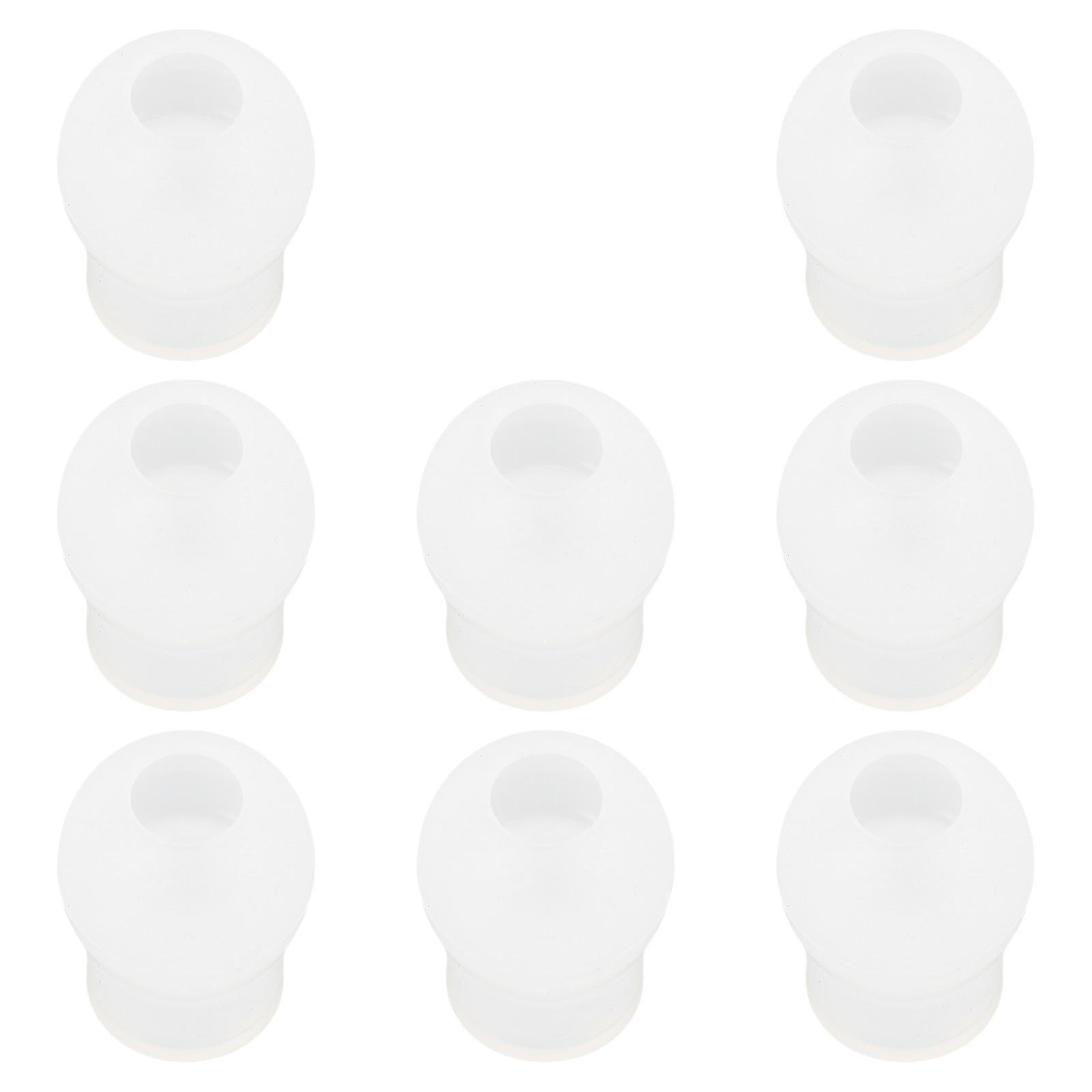 replacement Ear Tips for Hearing Aid Made of Soft Silicone Transparent Color Ensuring Comfort and Precision 8pcs