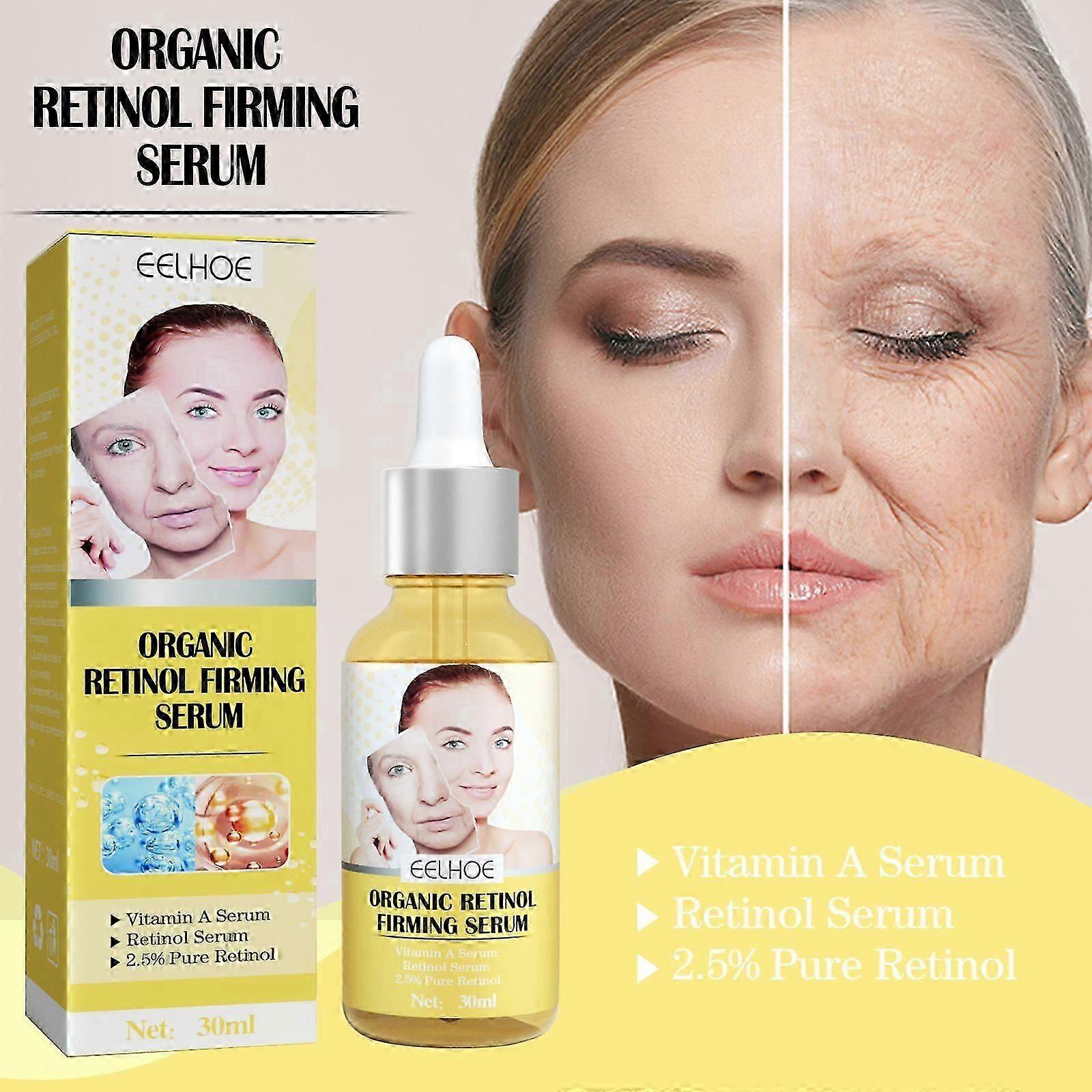 Retinol Firming Serum  Hydrating Essence to Reduce Fine Lines  Tighten Skin, 30ml