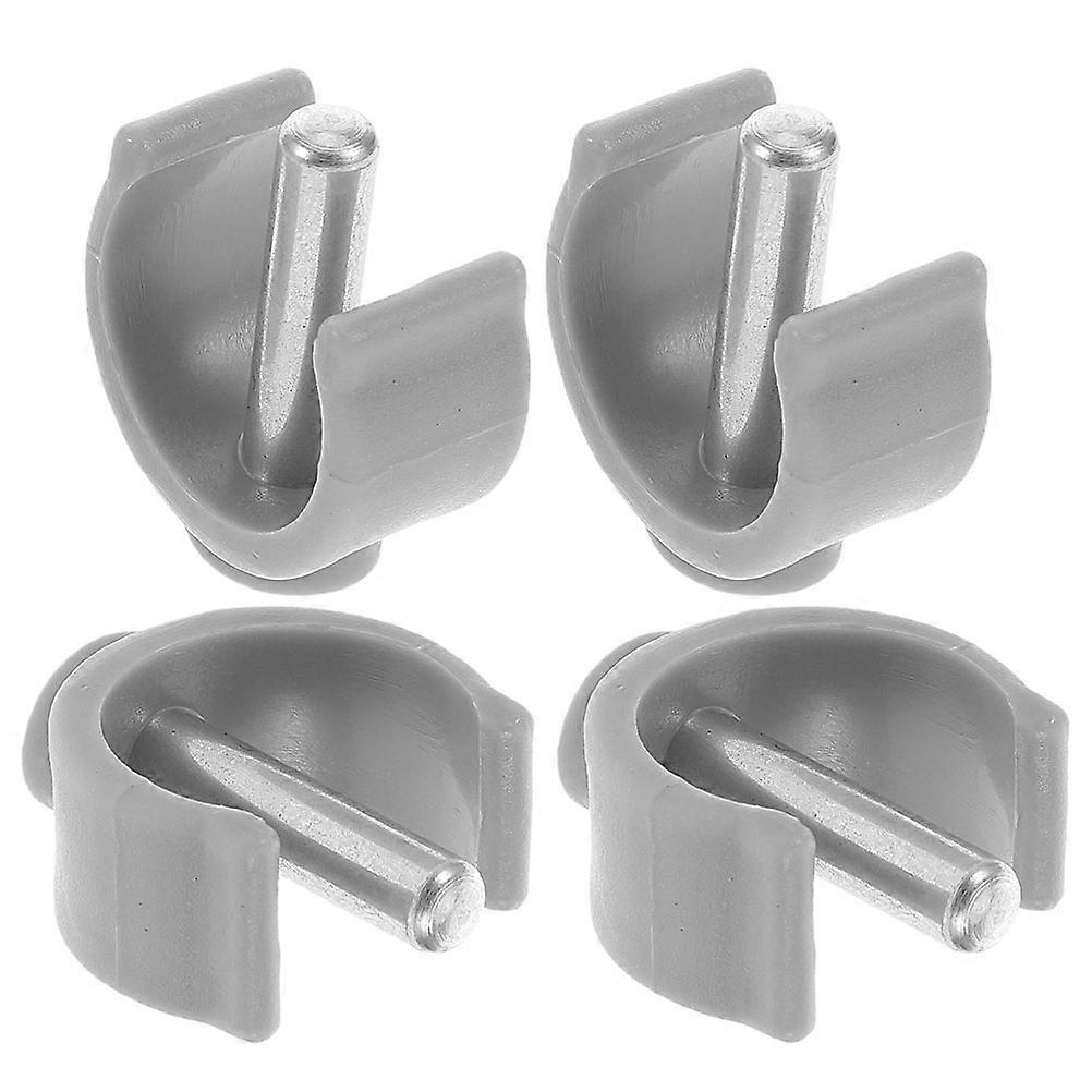 4 Pcs Universal Canes C-Shape Latch Clamp Folding Walking Sticks Replacement Buckle Latch Clamps Hand Grips Cane Handle Clips For Walker And Crutch